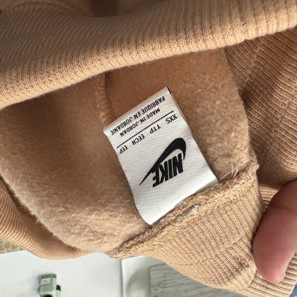 Nike Phoenix Fleece joggers Tan Size XXS Baggy Drawstring - Picture 8 of 10